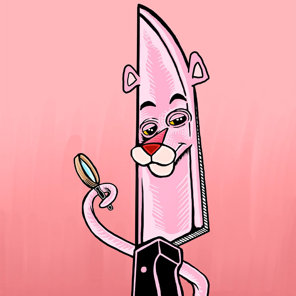 the pink knifey